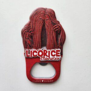 I love Sugar Licorice Monster Novelty Magnetic Bottle Opener